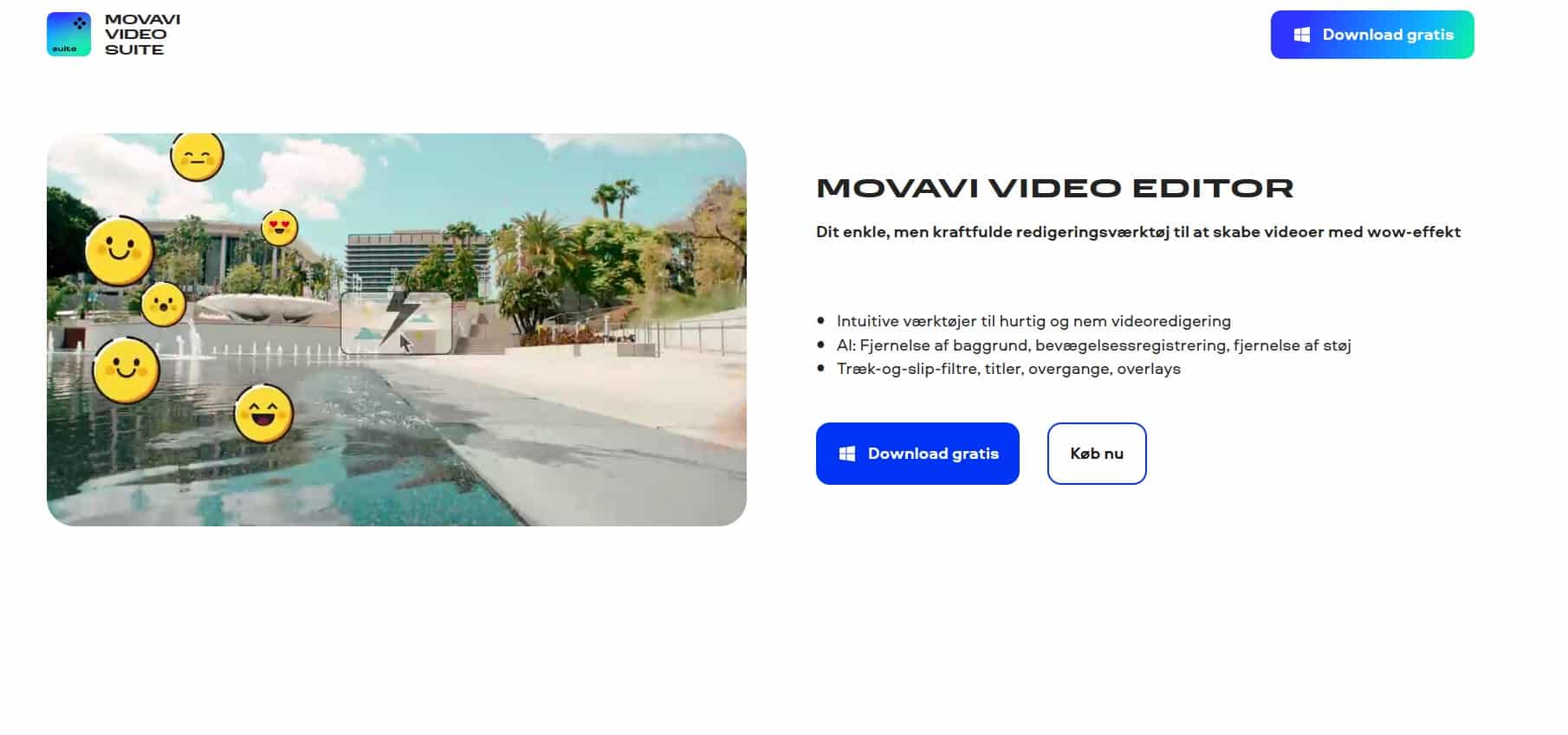 Movavi Download fra hjemmeside