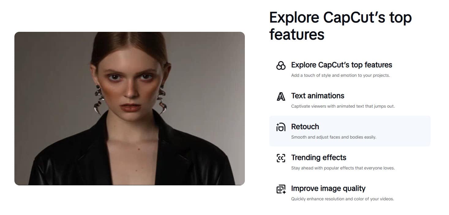 Capcut features